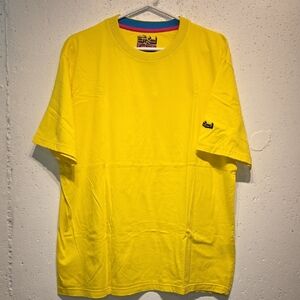 100% Cotton Men's Yellow T-Shirt (XL)